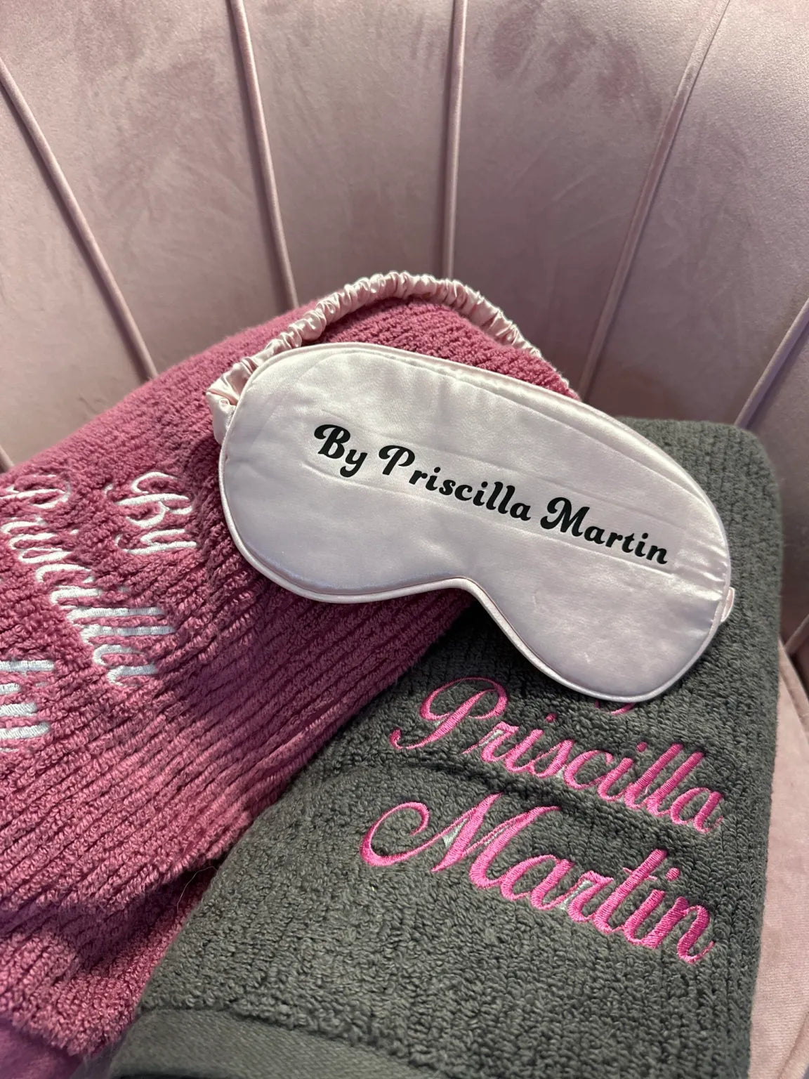 Silk Sleeping Mask (perfect for lash protection) - By Priscilla Martin