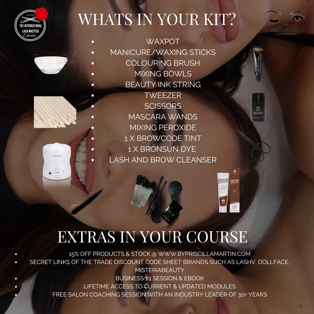 Brow Sculpting & Dye Online Course - By Priscilla Martin