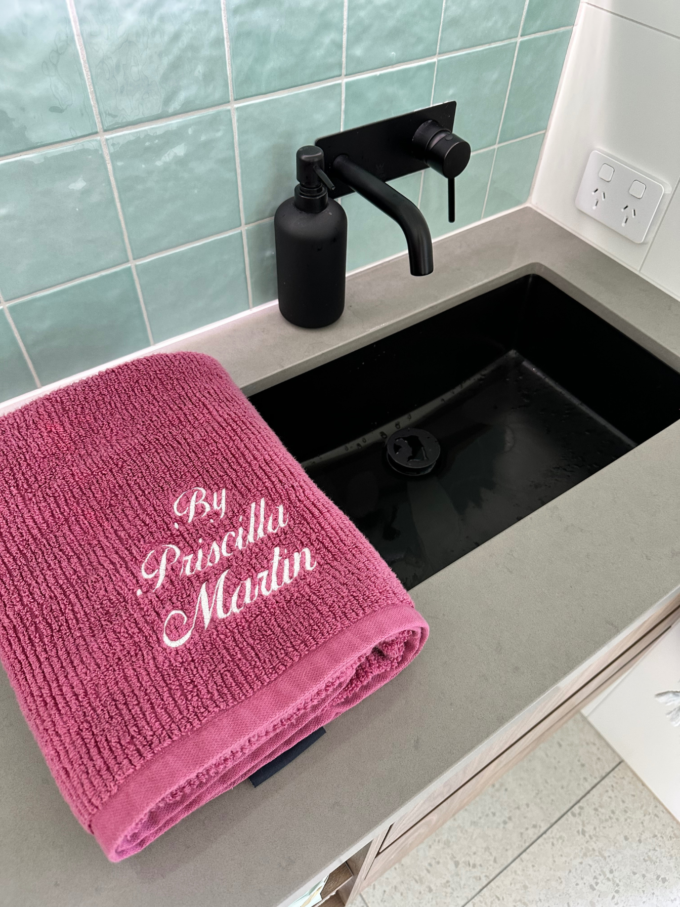 Cotton BYPM Bath Towel - By Priscilla Martin