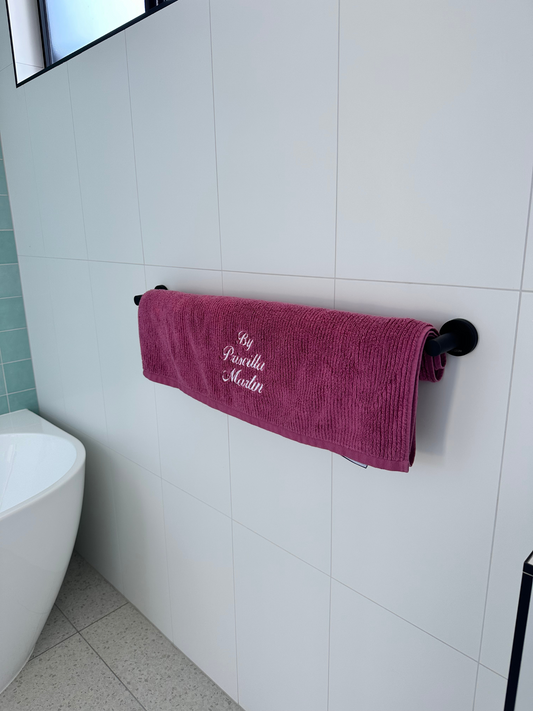 Cotton BYPM Bath Towel - By Priscilla Martin