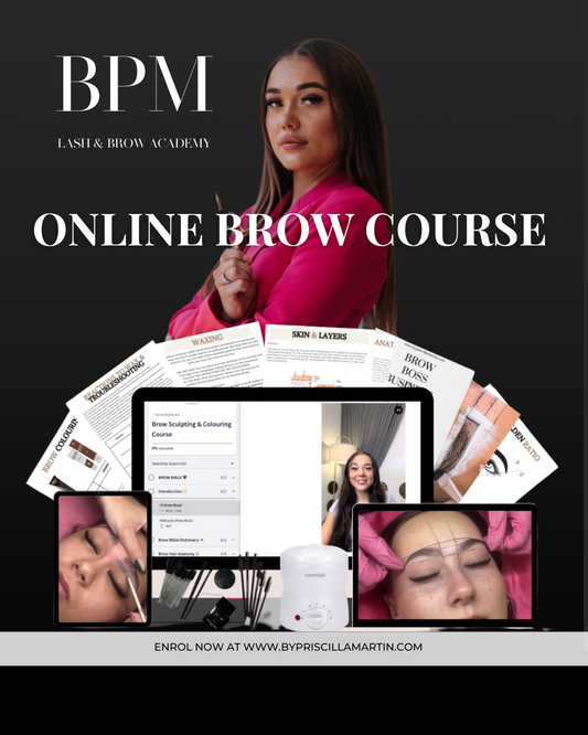 Brow Sculpting & Dye Online Course - By Priscilla Martin
