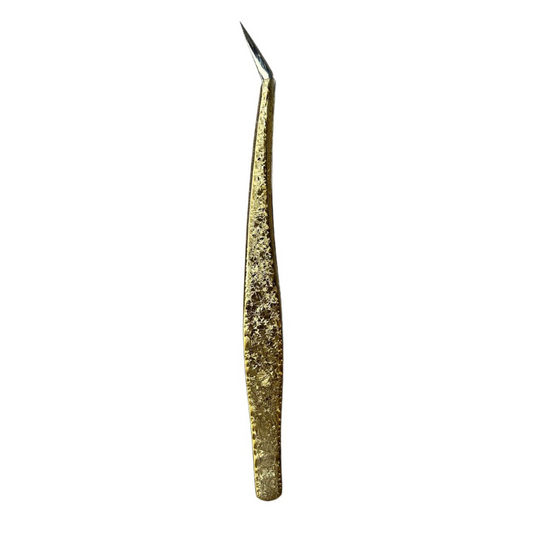Gold Pro Point Lash Tweezer - By Priscilla Martin