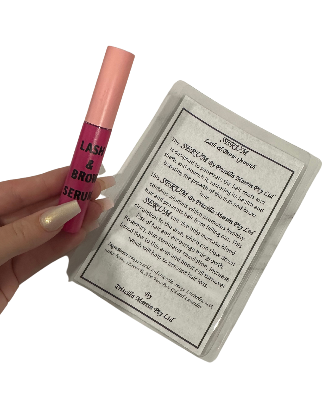 THE SERUM BY PM - Lash & Brow Hair Growth Serum - By Priscilla Martin