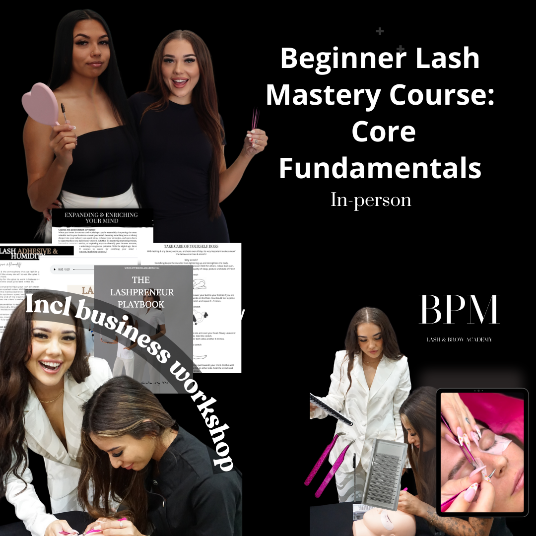 In Person Lash/Brow Mastery Courses