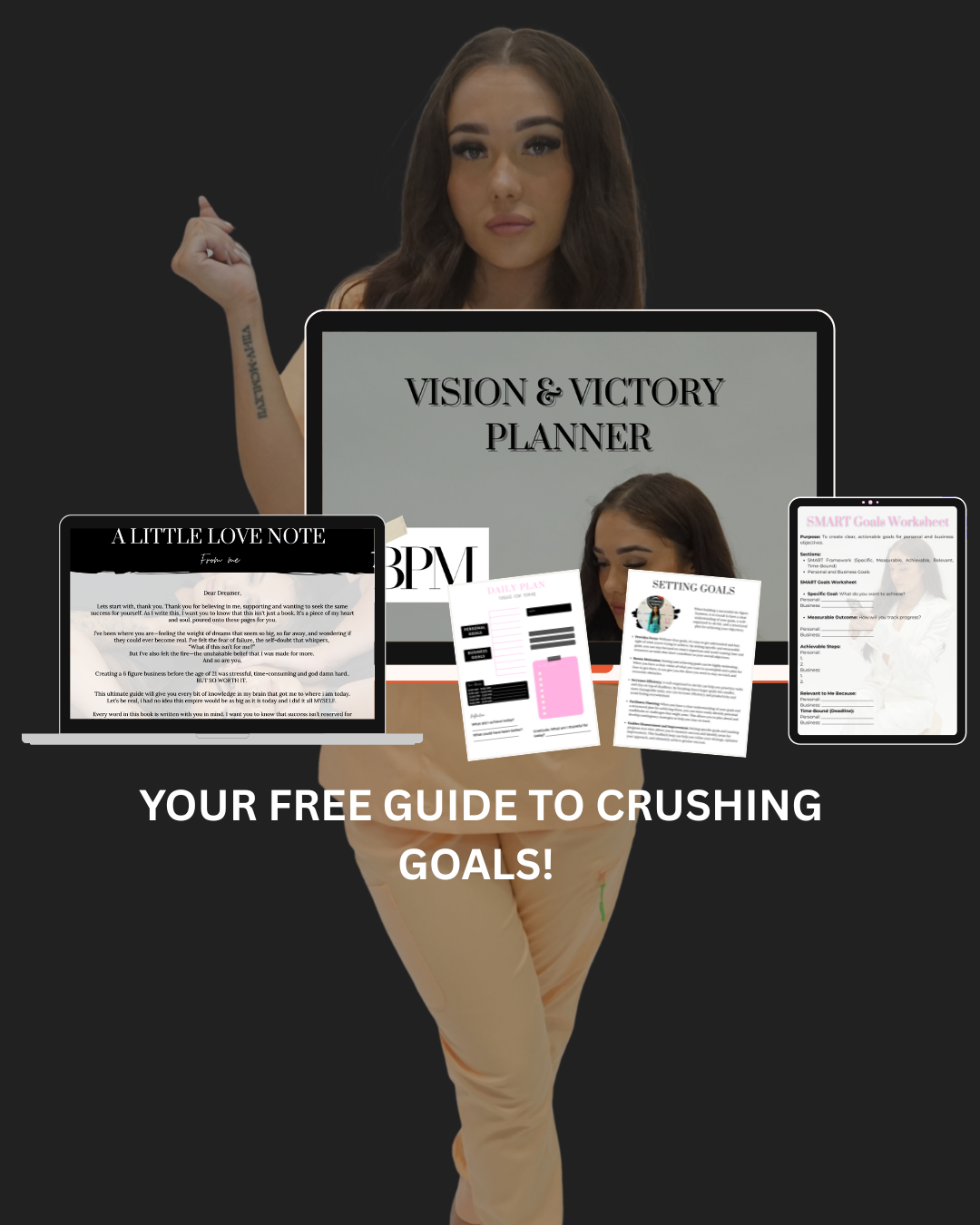 Vision & Victory Planner – Free Goal Setting Workbook