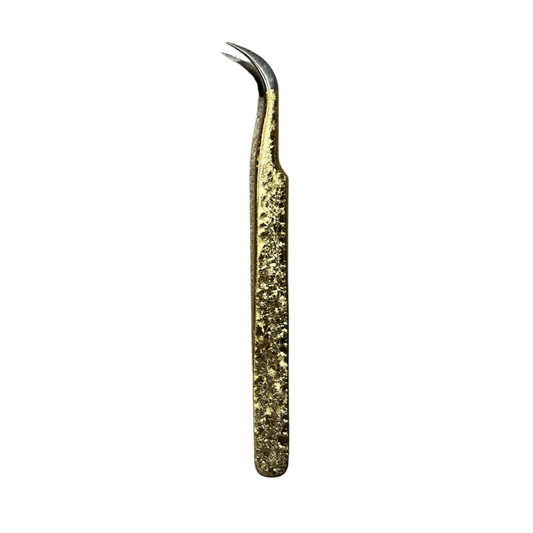 Gold Pick Up Lash Tweezer